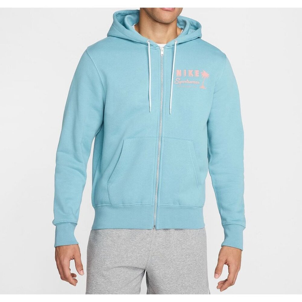 Nike Club Full Zip Tropical Hoodie Casual Jacket Men's XXL NEW
